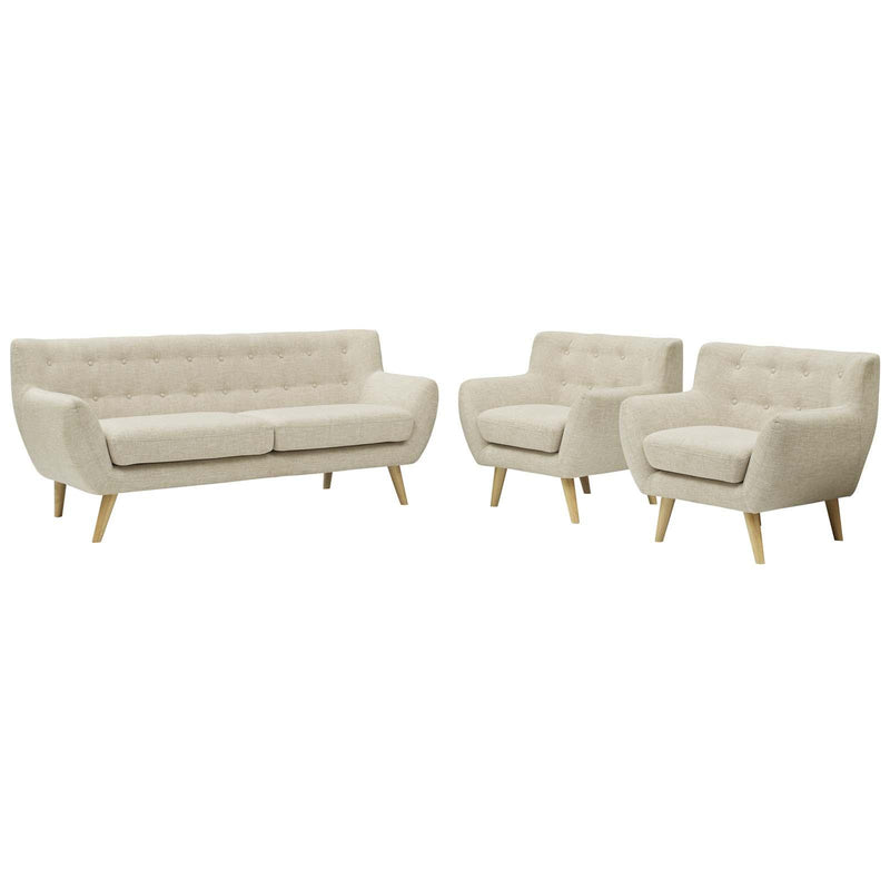 Remark 3 Piece Living Room Set