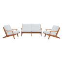Saratoga 3 Piece Outdoor Patio Teak Set