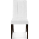 Promulgate Biscuit Tufted Upholstered Fabric Dining Chair Set of 2