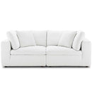 Commix Down Filled Overstuffed 2 Piece Sectional Sofa Set