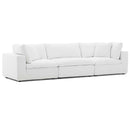 Commix Down Filled Overstuffed 3 Piece Sectional Sofa Set