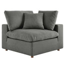 Commix Down Filled Overstuffed 2 Piece Sectional Sofa Set