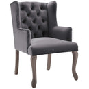 Realm French Vintage Dining Performance Velvet Armchair - Michael's Discount Furniture