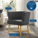 Anders Upholstered Fabric Accent Chair