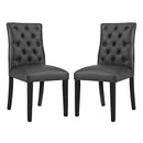 Duchess Dining Chair Vinyl Set of 2