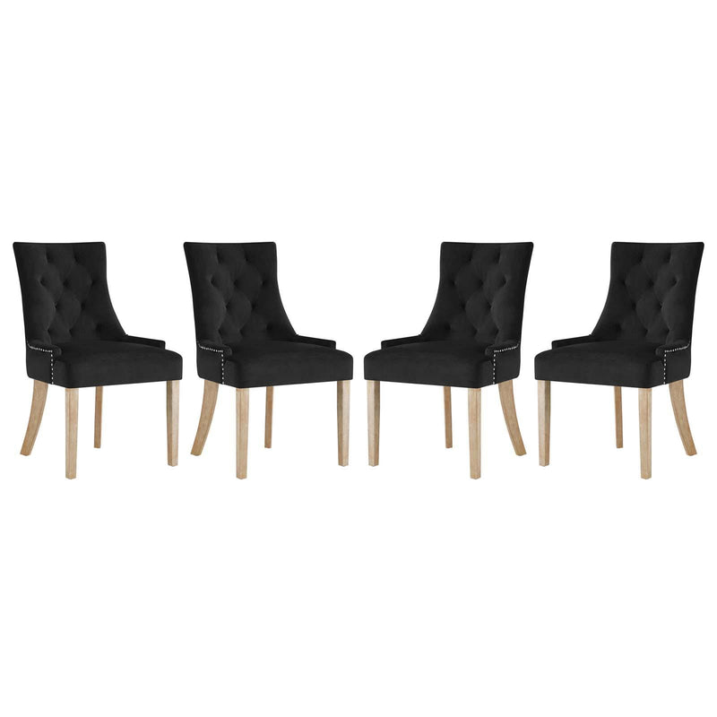 Pose Dining Chair Performance Velvet Set of 4