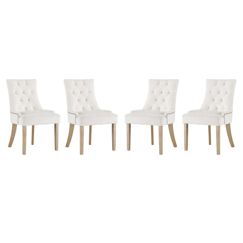 Pose Dining Chair Performance Velvet Set of 4