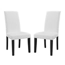 Parcel Dining Side Chair Vinyl Set of 2