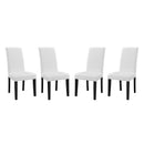 Parcel Dining Side Chair Vinyl Set of 4