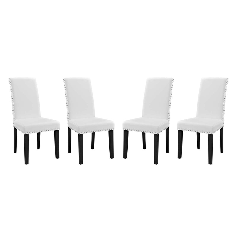 Parcel Dining Side Chair Vinyl Set of 4