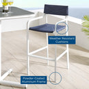Raleigh Stackable Outdoor Patio Aluminum Bar Stool
