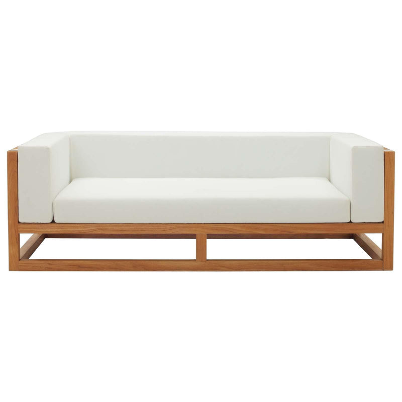 Newbury Accent Lounge Outdoor Patio Premium Grade A Teak Wood Sofa