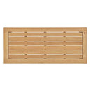 Riverlake 55" Outdoor Patio Ash Wood Bar Pub Table