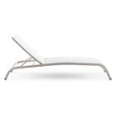 Savannah Mesh Chaise Outdoor Patio Aluminum Lounge Chair