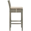 Conduit Outdoor Patio Wicker Rattan Bar Stool