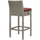 Conduit Bar Stool Outdoor Patio Wicker Rattan Set of 4