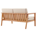 Sedona 5 Piece Outdoor Patio Eucalyptus Wood Set