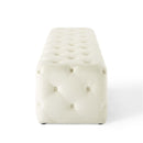 Amour 72" Tufted Button Entryway Performance Velvet Bench