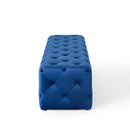 Amour 72" Tufted Button Entryway Performance Velvet Bench