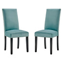Parcel Performance Velvet Dining Side Chairs - Set of 2
