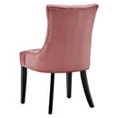 Regent Tufted Performance Velvet Dining Side Chairs - Set of 2