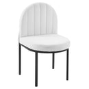 Isla Channel Tufted Upholstered Fabric Dining Side Chair
