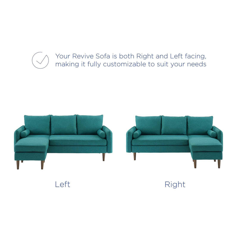 Revive Upholstered Right or Left Sectional Sofa