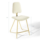 Ponder Performance Velvet Counter Stool