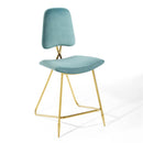 Ponder Performance Velvet Counter Stool