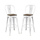 Promenade Bar Stool Metal Set of 2