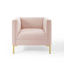 Resonate Performance Velvet Armchair
