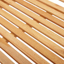 Hatteras Outdoor Patio Eucalyptus Wood Chaise Lounge Chair