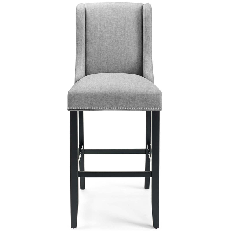 Baron Bar Stool Upholstered Fabric Set of 2