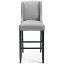 Baron Upholstered Fabric Bar Stool
