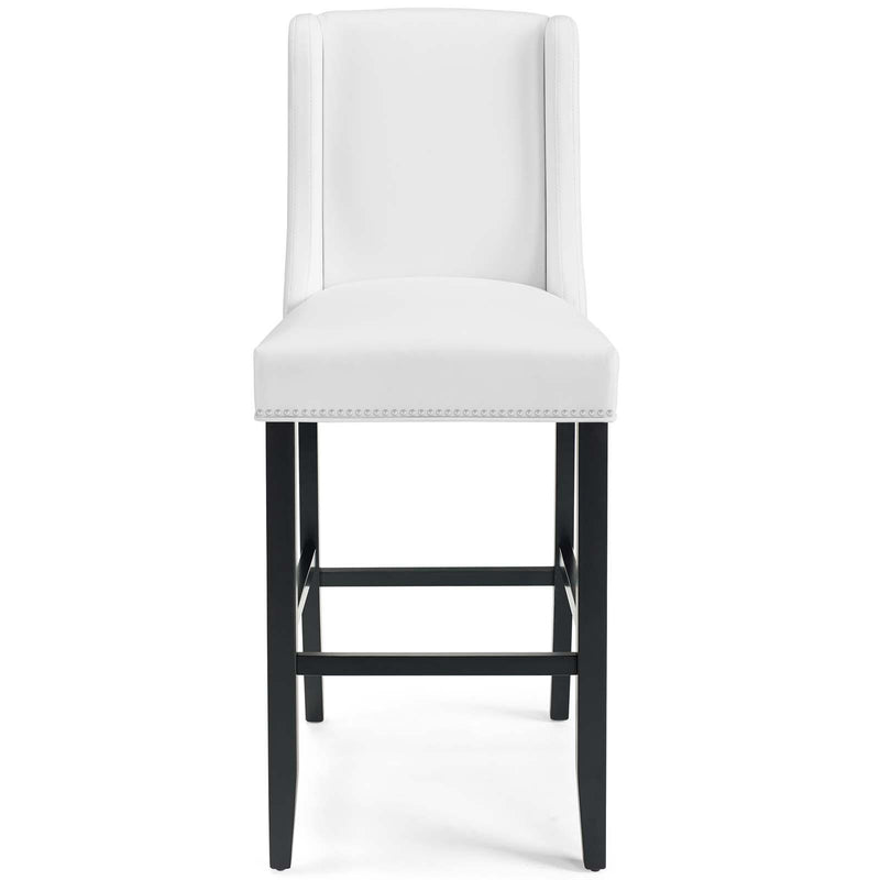 Baron Bar Stool Faux Leather Set of 2