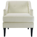 Concur Button Tufted Performance Velvet Armchair