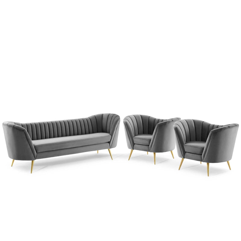 Opportunity 3 Piece Performance Velvet Set