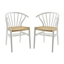 Flourish Spindle Wood Dining Side Chair Set of 2
