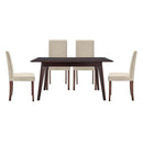 Prosper 5 Piece Upholstered Fabric Dining Set