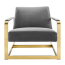 Seg Performance Velvet Accent Chair