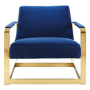 Seg Performance Velvet Accent Chair
