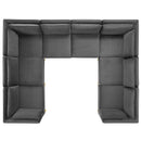 Ardent 8-Piece Performance Velvet Sectional Sofa