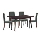 Prosper 5 Piece Upholstered Fabric Dining Set