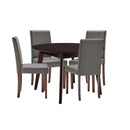 Prosper 5 Piece Faux Leather Dining Set