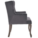 Realm French Vintage Dining Performance Velvet Armchair - Michael's Discount Furniture