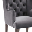 Realm French Vintage Dining Performance Velvet Armchair - Michael's Discount Furniture