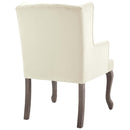 Realm French Vintage Dining Performance Velvet Armchair - Michael's Discount Furniture