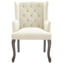 Realm French Vintage Dining Performance Velvet Armchair - Michael's Discount Furniture