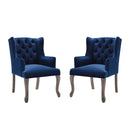 Realm Armchair Performance Velvet Set of 2
