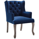 Realm French Vintage Dining Performance Velvet Armchair - Michael's Discount Furniture